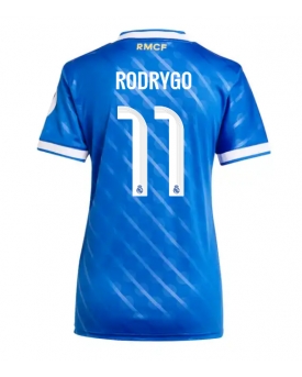 Billige Fotballdrakt Real Madrid Rodrygo Goes #11 Replika Tredjedrakt Dame 2025-26 Kortermet Billige Fotballdrakt Real Madrid Rodrygo Goes #11 Replika Tredjedrakt Dame 2025-26 Kortermet